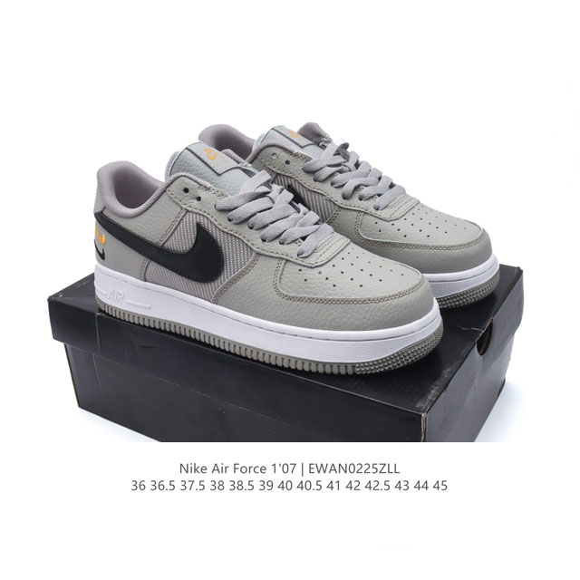 耐克Nike Air Force 1 Low 空军一号 Af1 2025年新款 小白鞋 低帮百搭厚底增高休闲运动板鞋。柔软、弹性十足的缓震性能和出色的中底设计，