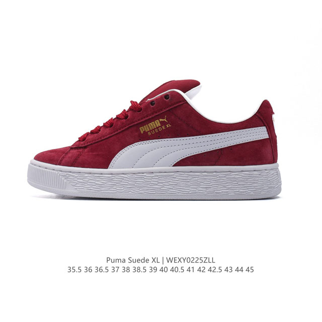 彪马 Puma 休闲板鞋 Suede Xl系列经典翻毛皮厚底防滑耐磨舒适透气运动鞋 新年穿有型 时尚 穿搭 球鞋 穿搭 时尚 潮流 面包鞋 Puma面包鞋，