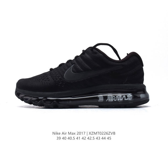 Nike 耐克 Air Max 2017 男士跑鞋全掌气垫缓震休闲运动跑步鞋。Nikeair Max2017是Nike Air Max系列的2017年旗舰款跑鞋