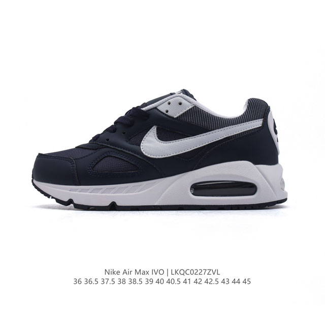 新品公司级 Nike 耐克Air Max Ivo运动鞋冬季复古透气轻便缓震 休闲跑步鞋#双旦玩耍穿什么鞋 穿上这双鞋，你的步伐就是街头最靓的风景！你有没有发现，