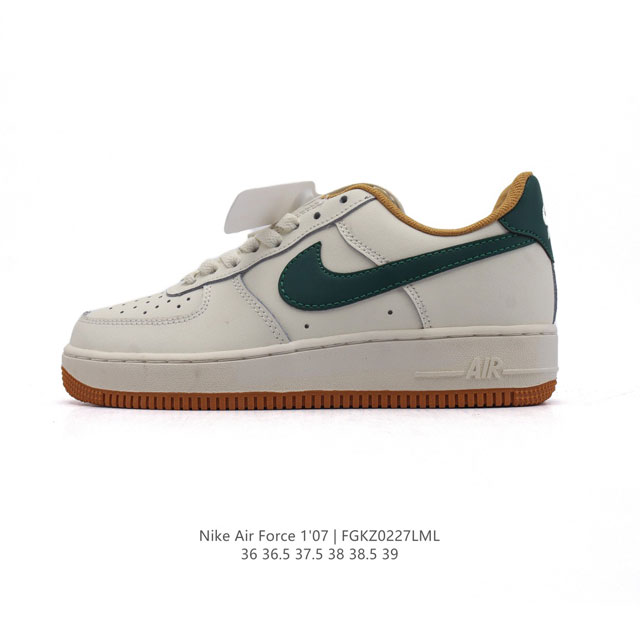 耐克Nike Air Force 1 Low 空军一号 Af1 2025年新款 小白鞋 低帮百搭厚底增高休闲运动板鞋。柔软、弹性十足的缓震性能和出色的中底设计， - 点击图像关闭