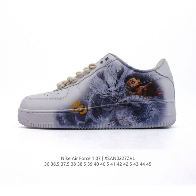 耐克Nike Air Force 1 Low 空军一号 Af1 2025年新款 小白鞋 哪吒之魔童降世 低帮百搭厚底增高休闲运动板鞋。柔软、弹性十足的缓震性能和 - 点击图像关闭