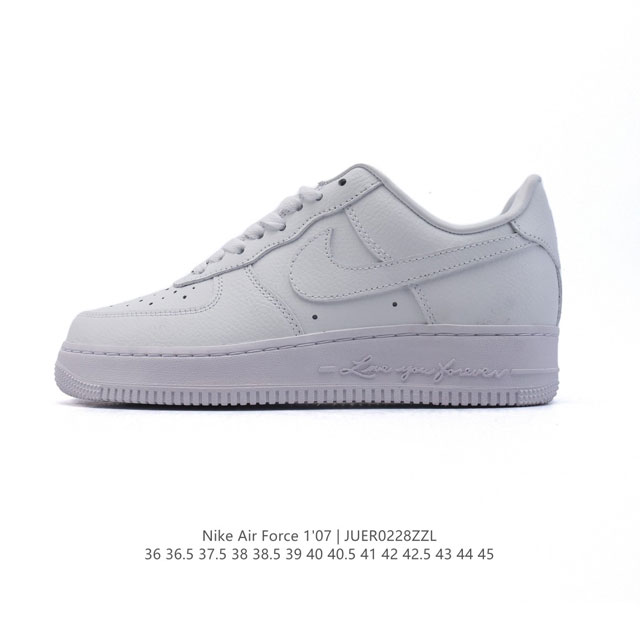 耐克Nike Air Force 1 Low 空军一号 Af1 2025年新款 小白鞋 低帮百搭厚底增高休闲运动板鞋。柔软、弹性十足的缓震性能和出色的中底设计，