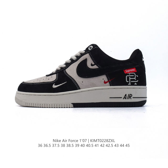 耐克Nike Air Force 1 Low 空军一号 Af1 2025年新款 小白鞋 低帮百搭厚底增高休闲运动板鞋。柔软、弹性十足的缓震性能和出色的中底设计， - 点击图像关闭