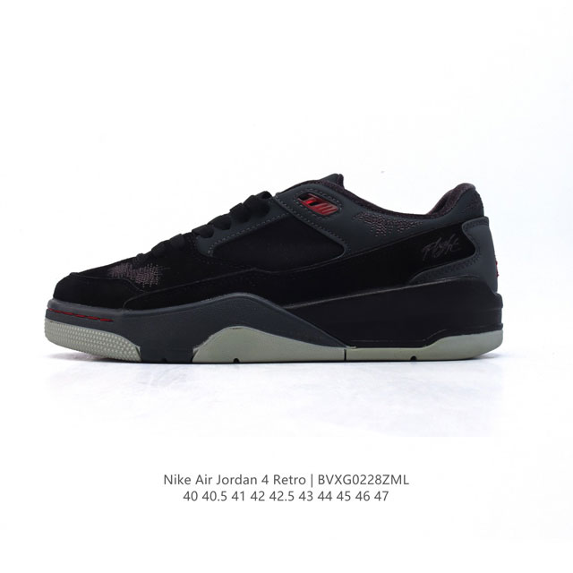 公司级 耐克 Nike Air Jordan 4 Retro Og迈克尔 乔丹Aj4代乔4 低帮复古休闲运动文化篮球鞋。秉承轻量化的速度型篮球鞋设计思想完成设计