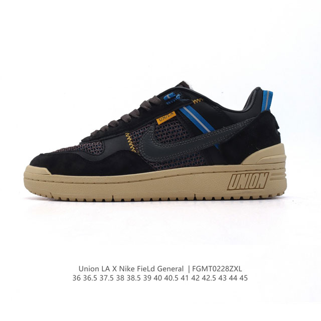 耐克 Union X Nike Field General 全新鞋款 男女款运动板鞋。Nike Field General 鞋型诞生于 1982 年，最初为足球 - 点击图像关闭