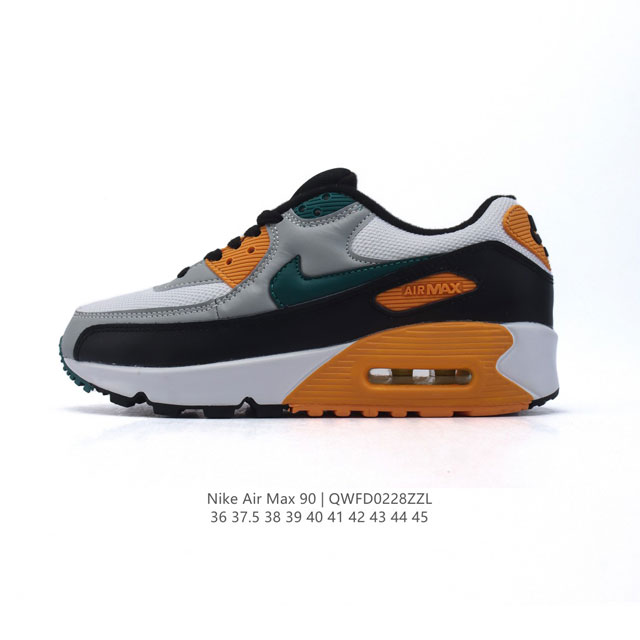 Nike耐克运动鞋 Air Max 90 健身运动跑鞋休闲鞋 复古风十足！Air Max 90 作为 Nike 旗下最经典的鞋型之一，凭借着百搭的造型，获得众多