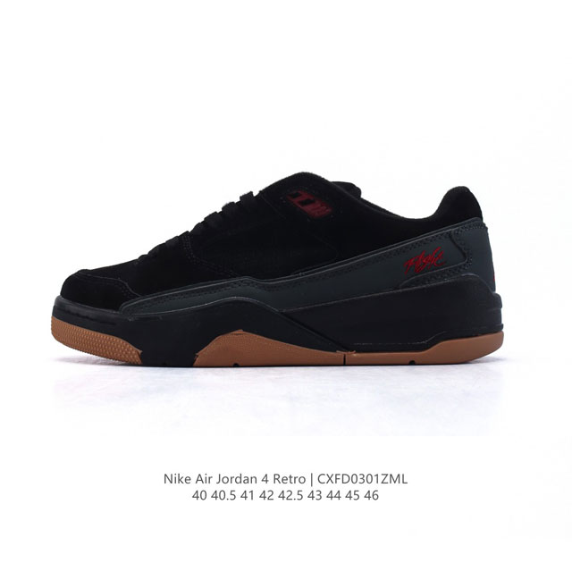 公司级 耐克 新款 Nike Air Jordan 4 Retro Og 低帮 迈克尔 乔丹Aj4代乔4 复古休闲运动文化篮球鞋。秉承轻量化的速度型篮球鞋设计思