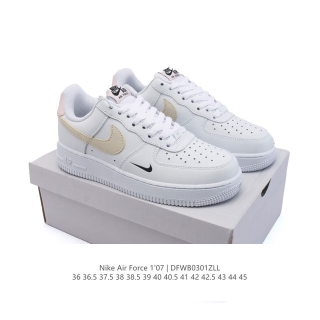 耐克Nike Air Force 1 Low 空军一号 Af1 2025年新款 小白鞋 低帮百搭厚底增高休闲运动板鞋。柔软、弹性十足的缓震性能和出色的中底设计， - 点击图像关闭