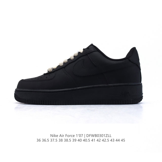 耐克Nike Air Force 1 Low 空军一号 Af1 2025年新款 小白鞋 低帮百搭厚底增高休闲运动板鞋。柔软、弹性十足的缓震性能和出色的中底设计，