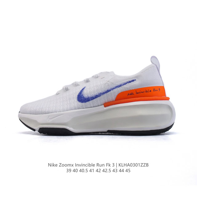 真标 耐克 Nike Zoomx Invincible Run Fk 3 机能风格运动鞋 厚底增高老爹鞋，最新一代的Invincible 第三代来了！首先鞋面采