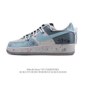 公司级 Af1耐克 Nike Air Force 1 ‘07 Low 空军一号 小白鞋 解构绑带 双鞋带 厚底增高百搭运动板鞋 原楦头原纸板 打造纯正空军版型，