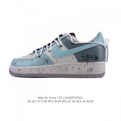公司级 Af1耐克 Nike Air Force 1 ‘07 Low 空军一号 小白鞋 解构绑带 双鞋带 厚底增高百搭运动板鞋 原楦头原纸板 打造纯正空军版型，