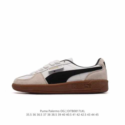 特价 彪马puma Palermo Og 防滑耐磨低帮德训板鞋 男女运动鞋，Army Trainer Og休闲鞋沿用德训鞋经典外观 鞋身和鞋舌分别添加了品牌标志