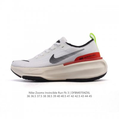 耐克 Nike Zoomx Invincible Run Fk 3 机能风格运动鞋 厚底增高老爹鞋。最新一代的Invincible 第三代来了！首先鞋面采用的是