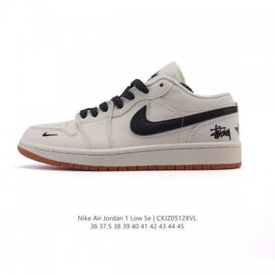 公司级 耐克 乔丹Air Jordan 1 Low Aj1 乔1 乔丹1代Aj1 低帮复古文化休闲运动篮球鞋。从1985 年面世的元年款汲取设计灵感，采用简洁大