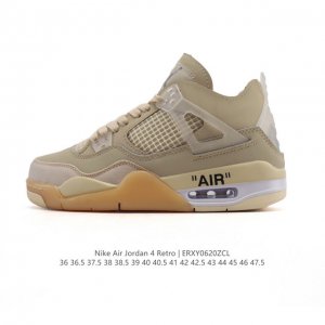 二层皮 真标 耐克 Nike Air Jordan 4 Retro Og迈克尔 乔丹Aj4代乔4 中帮复古休闲运动文化篮球鞋。秉承轻量化的速度型篮球鞋设计思想完