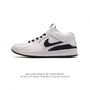 真标 耐克男女士运动板鞋 Nike Air Jordan Stadium 90 Stadium 乔丹 Aj 90 篮球鞋。Jordan Stadium 90充满