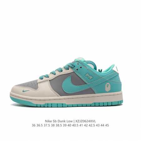 耐克 Nike Dunk Low 运动鞋复古板鞋，尽情迈步，彰显个性风采。采用柔软皮革鞋面，经久耐穿，塑就如元年款 Dunk 般的复古质感。全掌型橡胶外底，造就 - 点击图像关闭