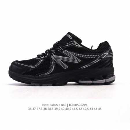 真标 Nb 新百伦 New Balance Ml860 V2 系列复古老爹风休闲运动慢跑 采用丝光猪巴皮革拼接透气网眼织物鞋面T-Beam大底提供足步弓支撑 保 - 点击图像关闭