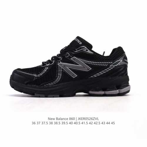 真标 Nb 新百伦 New Balance Ml860 V2 系列复古老爹风休闲运动慢跑 采用丝光猪巴皮革拼接透气网眼织物鞋面T-Beam大底提供足步弓支撑 保