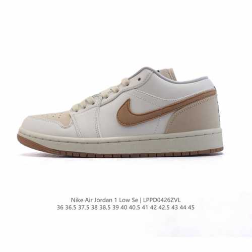 耐克 乔丹Air Jordan 1 Low Aj1 乔1 乔丹1代Aj1 低帮复古文化休闲运动篮球鞋。从1985 年面世的元年款汲取设计灵感，采用简洁大方的经典