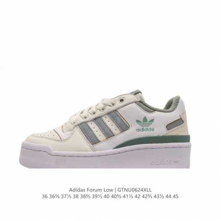 ADIDAS 阿迪达斯 FORUM 84 LOW SHOES 饰有摩登细节的Forum 经典板鞋运动鞋休闲篮球运动鞋。当adidas Forum篮球鞋初次登上球 - 点击图像关闭