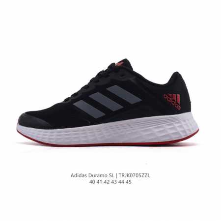 Adidas阿迪达斯官方Duramo Sl 男子训练备赛轻盈疾速网面跑步鞋。这款Adidas运动鞋，旨在伴你日常跑步。贴合设计，力求打造舒适脚感。从长距离户外跑 - 点击图像关闭