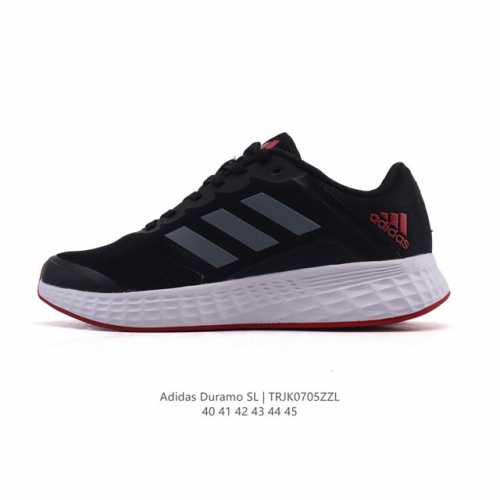 Adidas阿迪达斯官方Duramo Sl 男子训练备赛轻盈疾速网面跑步鞋。这款Adidas运动鞋，旨在伴你日常跑步。贴合设计，力求打造舒适脚感。从长距离户外跑