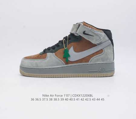 高帮 Nk Air Force 1 Low Christmas 圣诞节主题 空军一号高帮休闲板鞋 #原厂麂皮 原楦原纸板 纯正版型 正品nfc感应芯片 高清洁度 - 点击图像关闭
