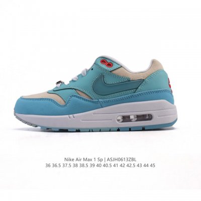 公司级 头层皮 耐克 Nike Air Max 1 男女子运动鞋 从法国建筑中汲取设计灵感，兼具运动风范和时尚格调，是此系列起初搭载 Air 的鞋款。疾速外观、