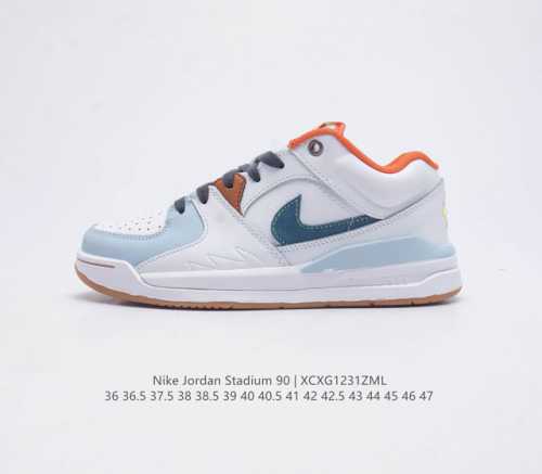 真标 耐克男女士运动板鞋 Nike Air Jordan Stadium 90 Stadium 乔丹 Aj 90 篮球鞋 Jordan Stadium 90充满