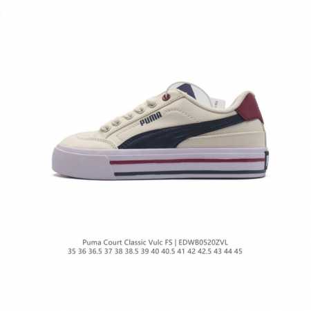 Puma 彪马正品 Court Low男女运动板鞋 新款男女同款情侣复古休闲鞋。封口类型: 系带式 鞋跟类型: 无鞋跟 鞋面材质:帆布 外底:橡胶底 鞋头部分采 - 点击图像关闭