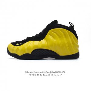 公司级 耐克Nike Air Foamposite One 时尚运动鞋潮篮球鞋，是一双内场的后卫战靴，97年1月份首期发行，使用Foamposite一次成型的喷