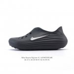 新品 耐克 Nike Reactx Rejuven8 沙滩鞋 柔软回弹耐磨透气凉拖鞋 25夏季新款轻便透气洞洞鞋外穿休闲运动鞋 Hv5060-002 采用质感柔
