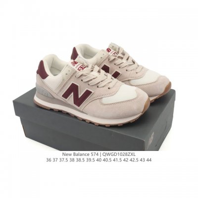 Nb 574 新百伦 New Balance Nb 574系列舒适百搭复古拼接时尚休闲运动鞋。New Balance 的 574 具有识别性和持久流行性，从它作