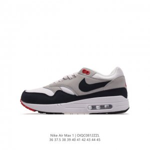 耐克 Nike Air Max 1 男女子运动鞋厚底增高气垫老爹板鞋 从法国建筑中汲取的设计灵感，兼具运动风范和时尚格调，是此系列起初搭载 Air 的鞋款。疾速