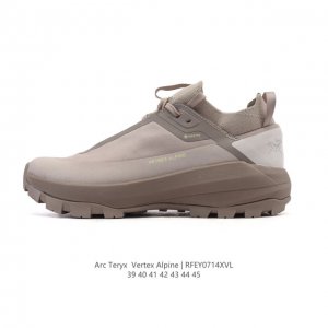 公司级 始祖鸟 Arc’Teryx 男鞋Vertex Alpine Gtx防水防滑户外徒步 轻便低帮越野登山鞋 厚底增高老爹鞋 登山靴 防水加强版男士系列加强版