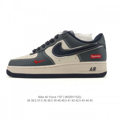 特价 耐克 Nike Air Force 1 '07 Low 空军一号含气垫 低帮 小白鞋 百搭厚底增高休闲运动板鞋。柔软、弹性十足的缓震性能和出色的中底设计，
