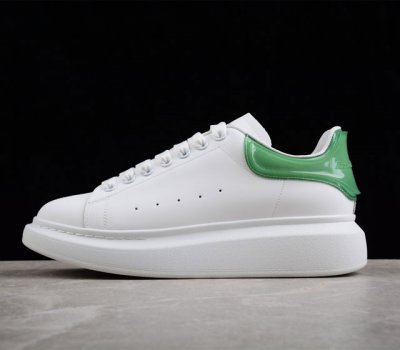 Alexander McQueen 亚历山大麦昆 松糕鞋厚底增高小白鞋 果冻绿尾 全身20几个细节点全部做到一致还原 吊打市面所有版本 正确鞋带配件 Size
