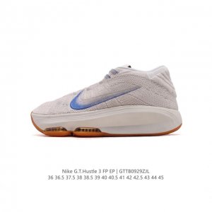 新品 公司级 Nike 耐克 男女鞋g.T. Hustle 3 Fp Ep训练运动实战篮球鞋 气垫厚底增高运动板鞋。前足 Air Zoom 氣墊採用馬蹄形設計。