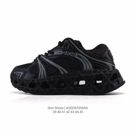 帝王版 Dior 迪奥 高奢品牌 彰显高级气质 Dior 运动鞋低帮系列复古休闲鞋时尚慢跑鞋厚底老爹鞋圆头系带 运动跑鞋 生活休闲鞋 男款 时髦单品 时尚百搭 - 点击图像关闭