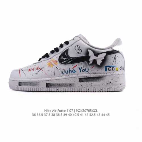 公司级 Af1耐克 Nike Air Force 1 ‘07 Low 空军一号 小白鞋 厚底增高百搭运动板鞋 原楦头原纸板 打造纯正空军版型，专注外贸渠道 全掌