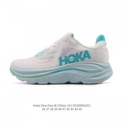 新款 Hoka One One 推出升级 Clifton 10 克利夫顿10代 男女士休闲跑步鞋轻量缓震运动鞋。Hoka One One的Clifton克利夫顿