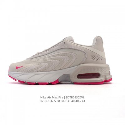 新品 耐克 Nike 2025年新款 Air Max Fire休闲鞋 气垫百搭厚底增高老爹运动跑步鞋If262 02 时尚利落，富有支撑力，是 Air Max