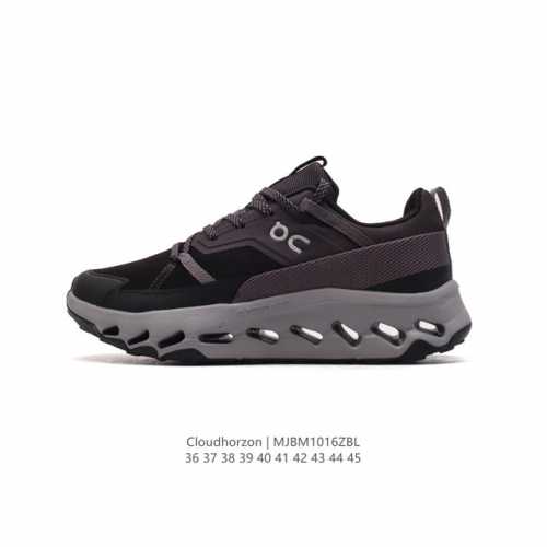 公司级 昂跑 On 训练鞋cloudhoriz Waterproof春夏新品男女同款防水缓震徒步鞋。穿上鞋就跟平常的运动鞋一样，轻巧的很，穿着轻松徒步或重装徒步