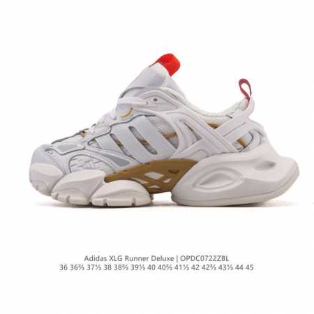 公司级 阿迪达斯Adidas Xlg Runner Deluxe 跑步者豪华版系列低帮厚底增高老爹风复古缓震休闲运动慢跑鞋。男女鞋#原楦原纸版开发版型#采用硬质 - 点击图像关闭