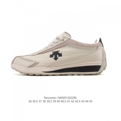 新品公司级 Descente Cron Racer 迪桑特休闲鞋，男女同款设计，迪桑特Cron Racer系列是一款融合日系极简设计与功能科技的多场景休闲鞋，核