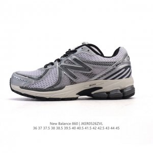 真标 Nb 新百伦 New Balance Ml860 V2 系列复古老爹风休闲运动慢跑 采用丝光猪巴皮革拼接透气网眼织物鞋面T-Beam大底提供足步弓支撑 保