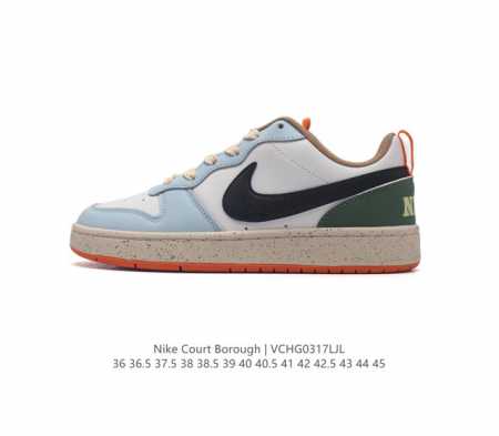 耐克 Nike Court Borough Low 低帮百搭透气休闲运动板鞋男女鞋 采用经久耐穿的材料 焕新演绎经典外观 匠心鞋头和中足设计 经典鞋带 橡胶外底 - 点击图像关闭